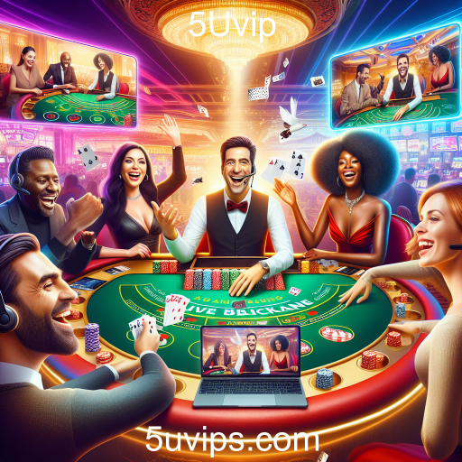 Atração dos Jogos ao Vivo no 5Uvip: Uma Experiência de Cassino Autêntica